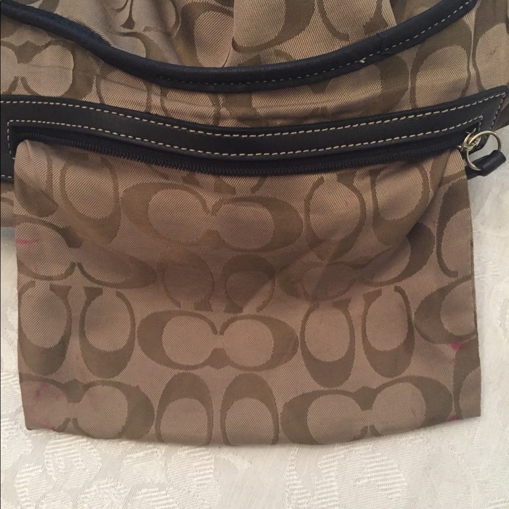 Coach Black Leather Hobo - Picture 6 of 8